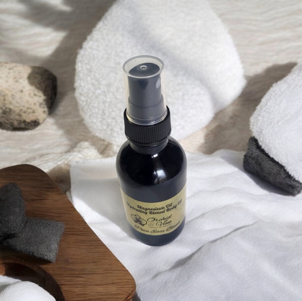 New! Pain Ease Magnesium Dry Oil Orchid & Vine Skin Skin Nutrition - Picture 1 of 5
